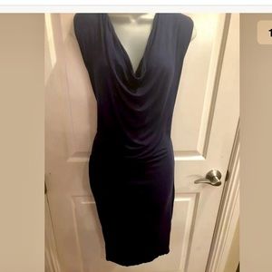 ❤️❤️SOLD❤️❤️ Poleci navy blue sleeveless ruched